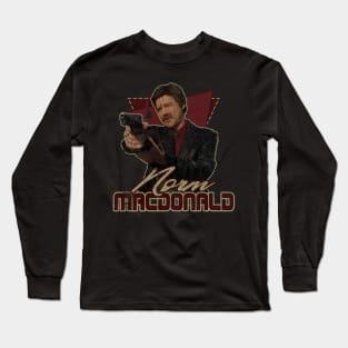 Norm Macdonald Vintage Gun Long Sleeve T-Shirt